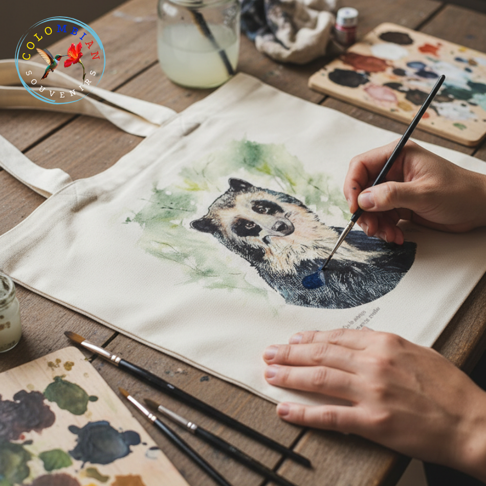 Lona de algodón crudo Tote Bag Para pintar o bordar X 12 UNIDADES