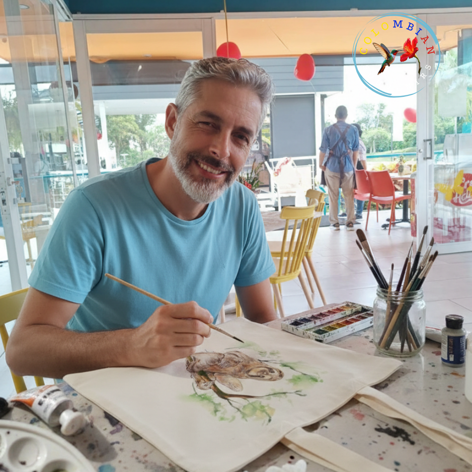 Lona de algodón crudo Tote Bag Para pintar o bordar X 12 UNIDADES