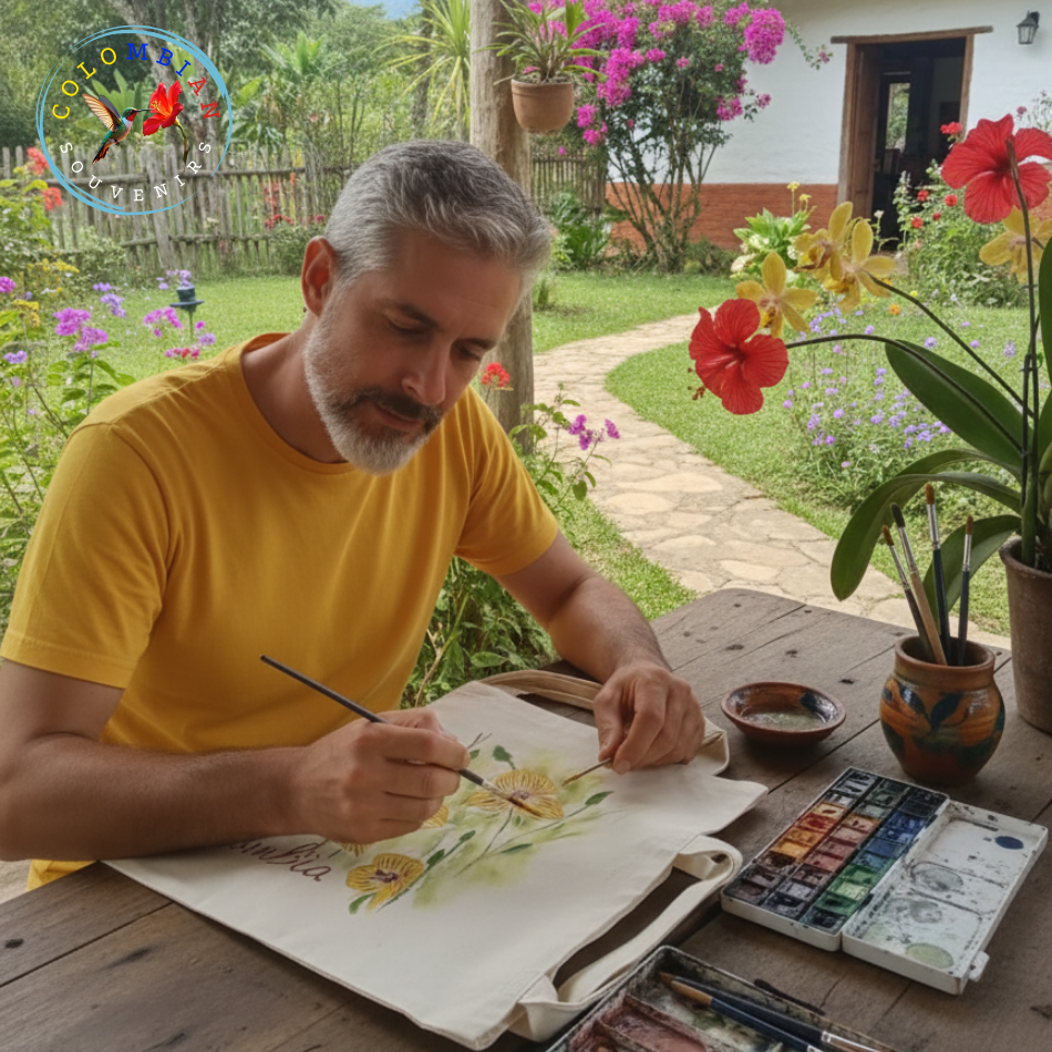 Lona de algodón crudo Tote Bag Para pintar o bordar X 12 UNIDADES