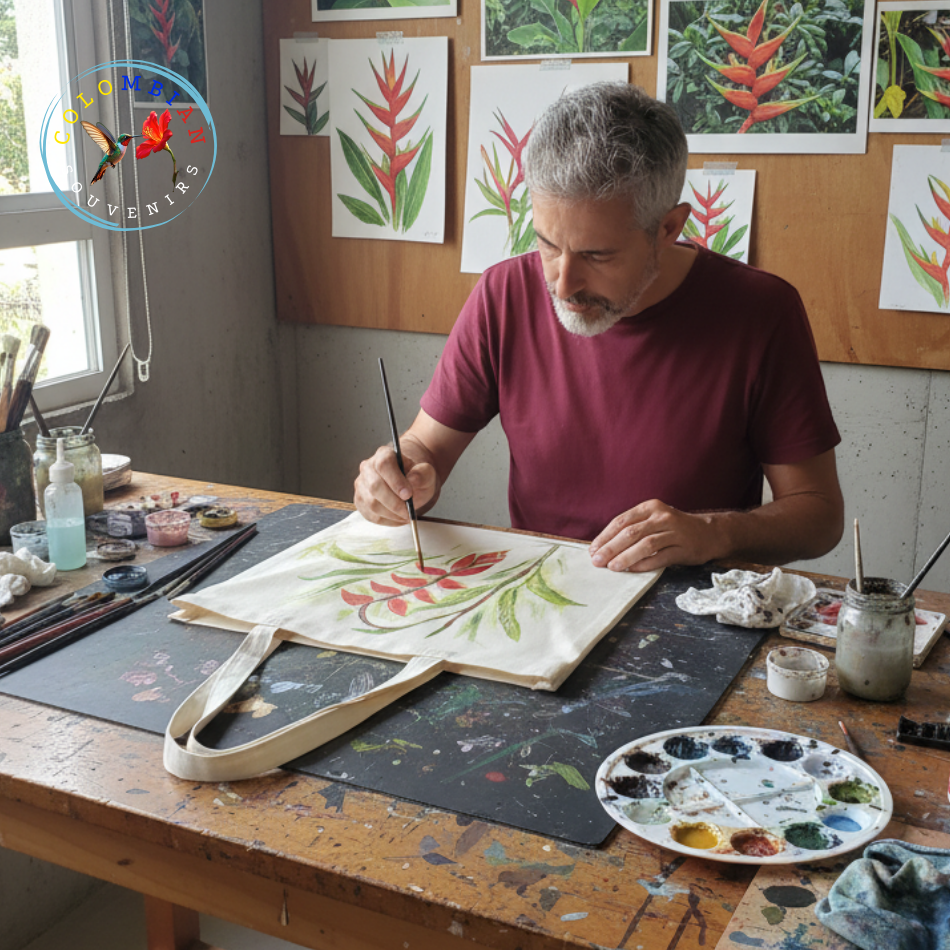 Lona de algodón crudo Tote Bag Para pintar o bordar X 12 UNIDADES