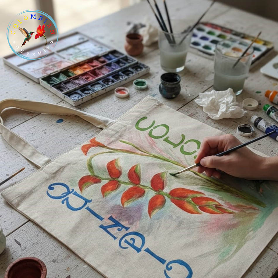 Lona de algodón crudo Tote Bag Para pintar o bordar X 12 UNIDADES