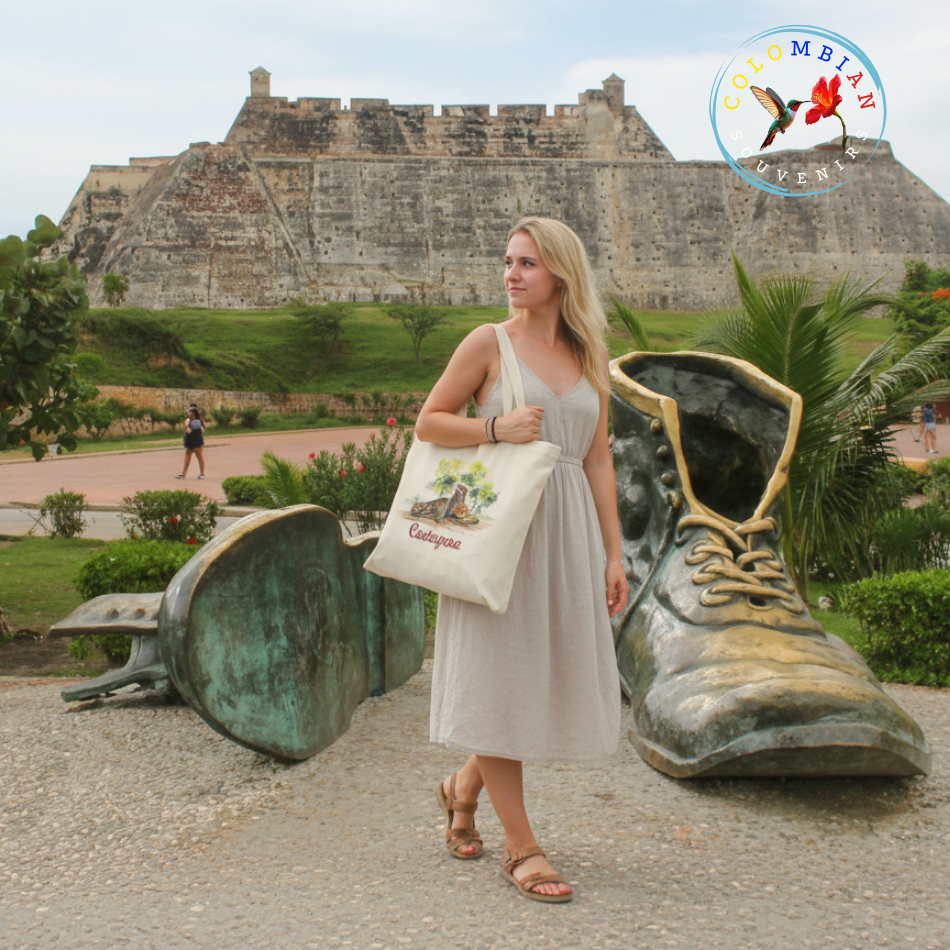 Tote Bag en lienzo Diseño Homenaje a los Zapatos Viejos