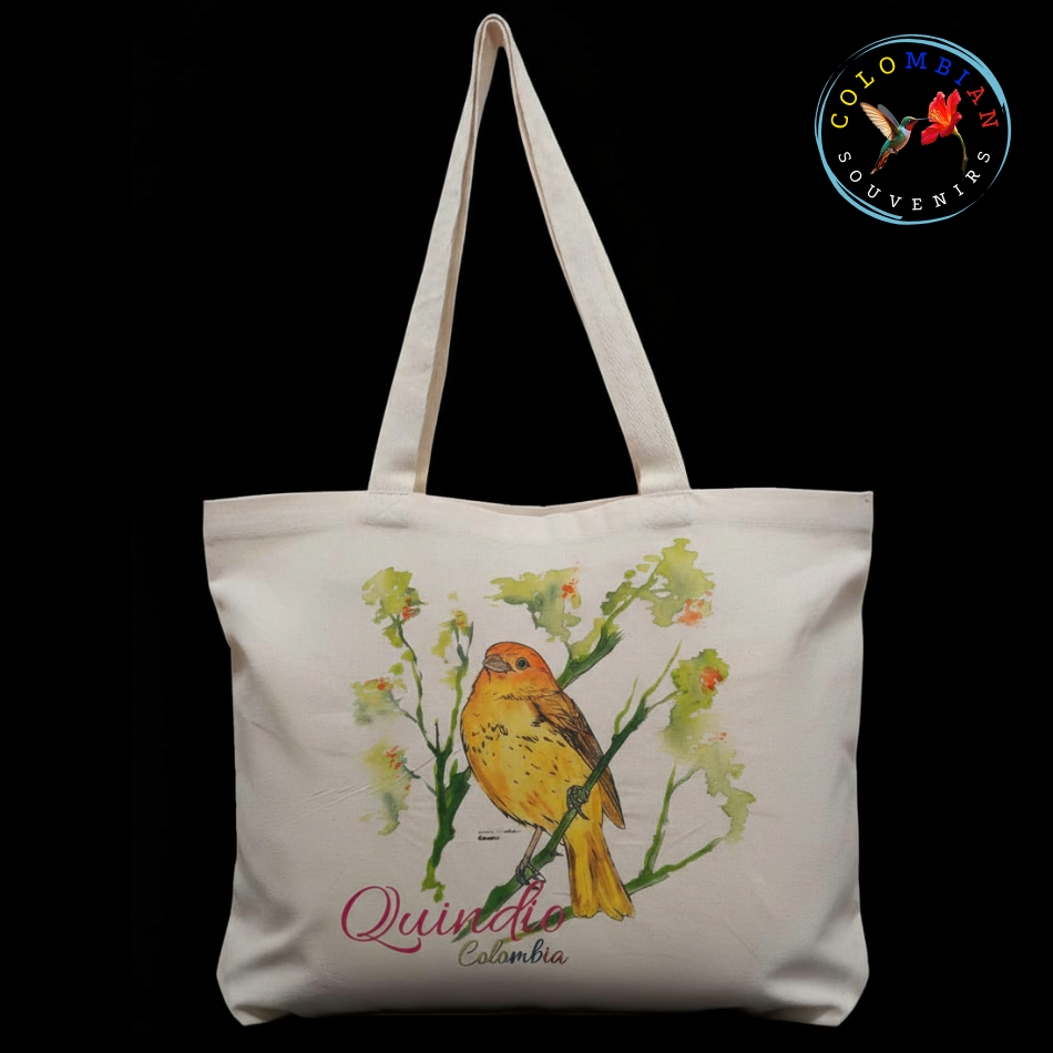 Tote Bag en lienzo Diseño Canario Coronado