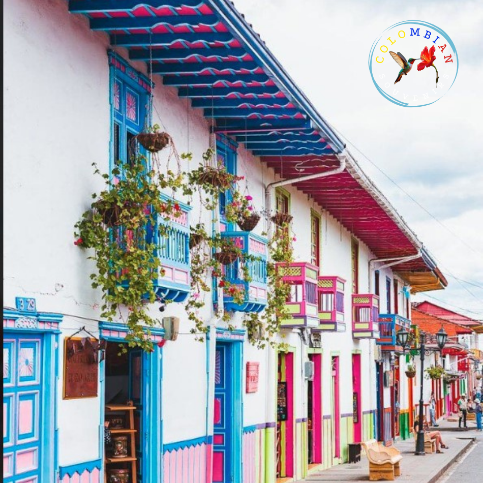 Tote Bag en lienzo Diseño Casa tradicional Quindío 🏠