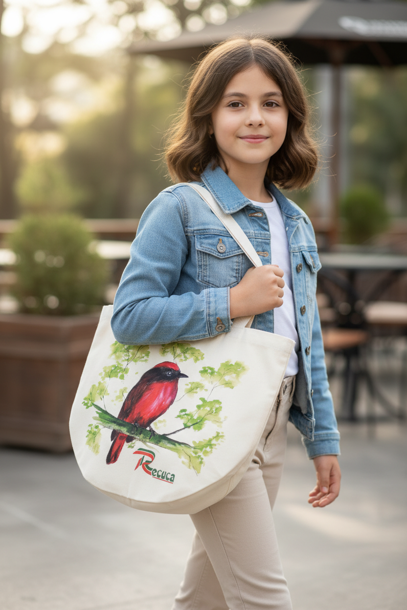 Bag en Lona media luna con el diseño que quieras🌸