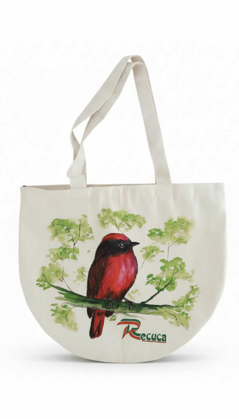 Bag en Lona media luna con el diseño que quieras🌸