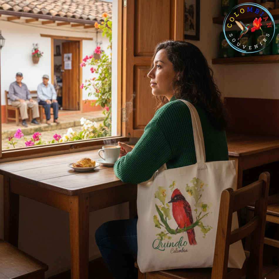Tote Bag en lienzo Diseño Cardenal Atrapamoscas