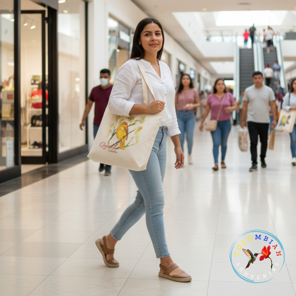 Tote Bag en lienzo Diseño Canario Coronado